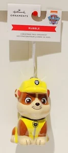 Hallmark Christmas Ornament Nickelodeon Paw Patrol Rubble 4" - Picture 1 of 4