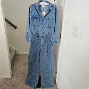 Universal Thread Damen-Overall neu mit Etikett blau Denim Größe 8 - Bild 1 von 10