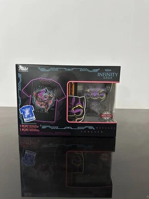 Set Figura Pop & Tee Marvel Wakanda Forever Black Panther Esclusiva Funko - Immagine 1 di 4