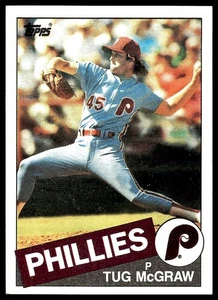 Tug McGraw 1985 Topps #157 - Imagen 1 de 2