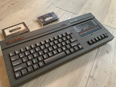 Sinclair ZX Spectrum 128k+2A dans boitier gris / +2A in grey case - WORKING - Imagen 1 de 4