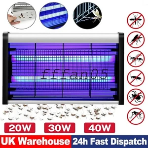 Bug Zapper Electric Insect Fly Killer Mosquito Pest Trap UV LED Indoor Lamp UK - Picture 1 of 17