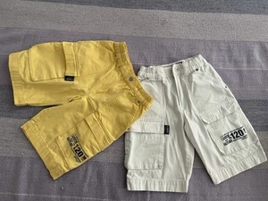 Set of 2 Pairs Boys Galipette Summer Shorts w/ Cargo Pockets - Size 7 Years/Ans - Picture 1 of 6
