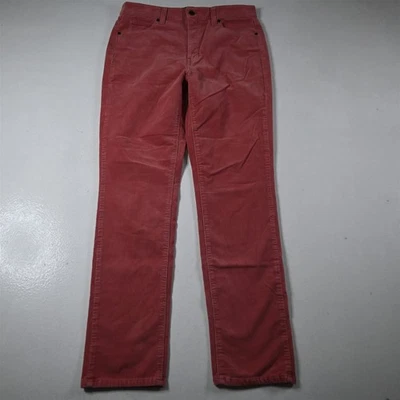 Pantalones Talbots 8 Rosa Pana Cintura Alta Pierna Recta 5 Bolsillos Mujer Foto 1 de 4