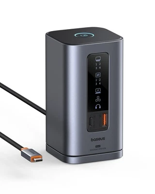 Baseus 11-in-1 Docking Station Triple Display 4K HDMI DP 10Gbps Ethernet 100W PD - Image 1 of 4