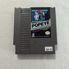 Popeye (Nintendo Entertainment System, 1986) NES TESTED