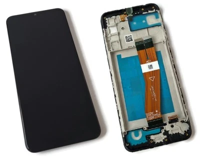 NEU HQ LCD Ersatzdisplay mit Rahmen Einheit Samsung Galaxy A02s (A025G) M02s - Bild 1 von 4
