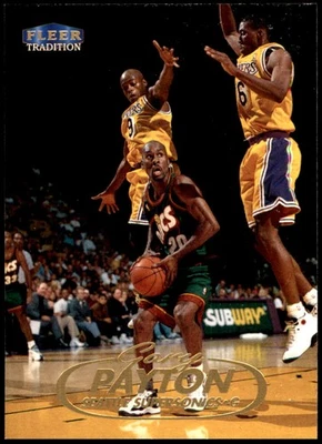 Gary Payton 1998-99 Fleer Tradition #20 SuperSonics NBA LEER ENVÍO GRATUITO Foto 1 de 2