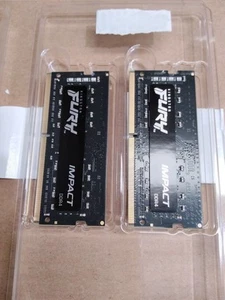 Kingston FURY Impact 16 GB (2 x 8 GB) 2666MHz DDR4 CL15 Laptop Memory Kit of 2 K - Photo 1/2