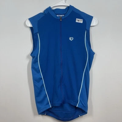 Pearl Izumi Full Zip Cycling Jersey Womens S Blue Ultra Sensor Tank Back Pouches - Image 1 of 4