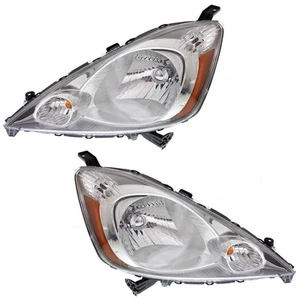 For Honda Fit 2009-2011 Headlight Driver and Passenger Side | Pair Halogen CAPA - Picture 1 of 5
