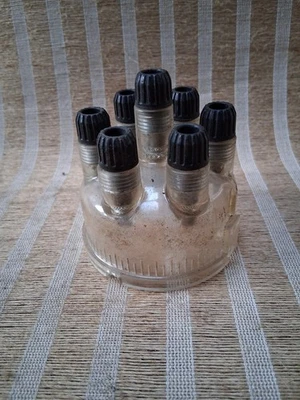 RARE LUCAS CLEAR 6 CYLINDER DISTRIBUTOR CAP - LOOKS UNUSED - JAG / TRIUMPH / AUS - Image 1 of 4