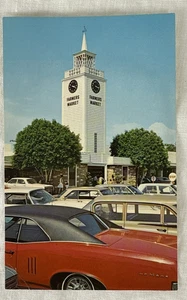 Vtg Los Angeles Farmers Market unused postcard-Plastichrome - Picture 1 of 3