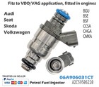 Petrol Fuel Injector 06A906031CT for Audi Seat Skoda Volkswagen  1.6 engines