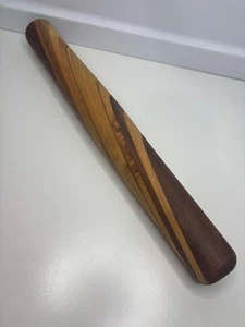 Französisches Nudelholz Handarbeit verschiedene Hölzer 16" lang - Bild 1 von 10