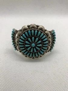Navajo Silber Türkis Armreif Violett Jeffery Schmuck Silber 925 gebraucht - Bild 1 von 7