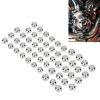Cubierta de tapas de perno de tornillo cromado 52 piezas para Indian Power Plus Pursuit Chief Foto 1 de 4