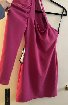 RACHEL ROY Pink Of The Shoulder Dress - Image 1 of 3