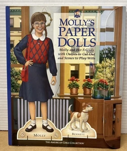 Vintage New American Girl’s Collection - Molly & Her Friends, Scenes Paper Dolls - Picture 1 of 13