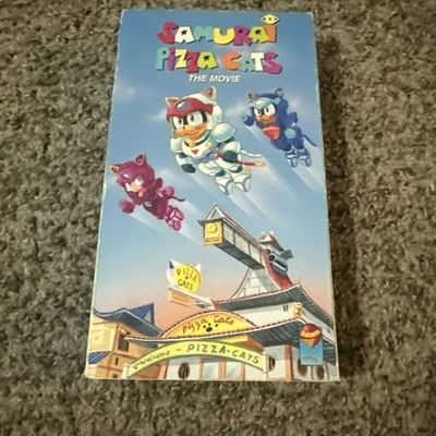 SAMURAI PIZZA CATS The Movie VHS, Dated 1991 Saban  - Image 1 of 4