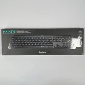 Logitech MX Keys Illuminated Wireless Keyboard with Bluetooth, USB-C - PC/Mac - Picture 1 of 6