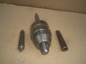 Vintage Ettco 1/2" capacity drill chuck with MT2 shank Morse Taper 2 - Picture 1 of 15