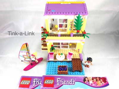 LEGO 41037 Stephanie's Beach дом друзей комплект полный EC 7 фотографий парусник - Изображение 1 из 4