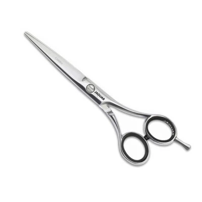 Hair Scissors Jaguar Charm White Line 36575 - Ergonomic Barber Scissors 5.75 Inch - Image 1 of 2