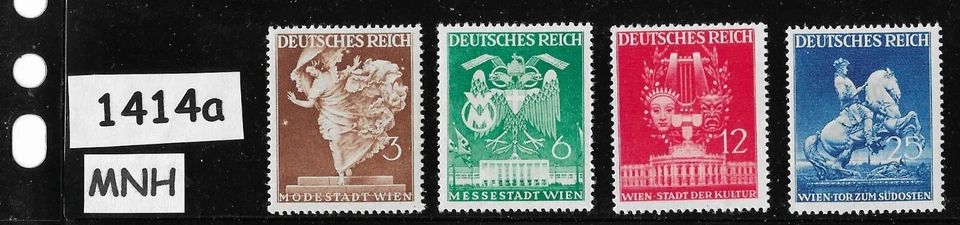 MNH Germany stamp set / Sc 502 - 505 / 1941 Vienna Austria Fair   #1414a - Image 1 of 1