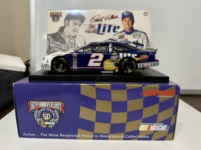 1998 Action Rusty Wallace #2 Miller Lite  Elvis Presley  1/24 Diecast Penske - Image 1 of 4