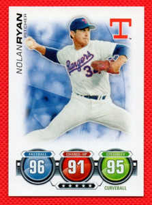 2010 Topps Attax Battle of the Ages NOLAN RYAN