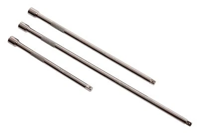 3 Pc 1/4" Drive Extension Bar Set Ratching Socket Bar 6" 9" 12" Mechanic Amtech - Image 1 of 3