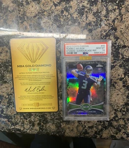 2012 Topps Chrome Russell Wilson Camo Refractor /499 ROOKIE Card PSA 10 Gem Mint - Picture 1 of 12