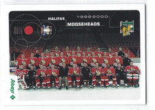 1999-00 Halifax Mooseheads (QMJHL) team photo card