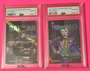 Batman & Joker 🔥 2024 KKW Warner Bros Magazine /288 PSA 10 Super Low Pops 📈 - Picture 1 of 6