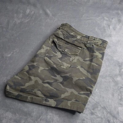 Pantalones Cortos Militares Torrid Para Mujer Estampado Camuflaje Talla Grande 26 Tiro Alto Elastizados Foto 1 de 4