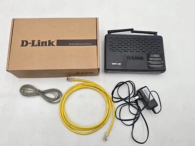 D-Link DSL-2750B Wireless Router 300MBPS 4-Port Ethernet Verizon Modem - Image 1 of 4