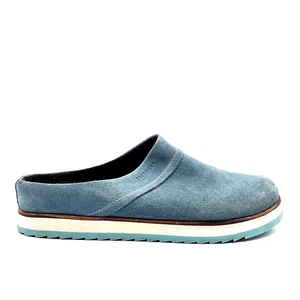 Don't Step On These! MERRELL Juno Womens Blue Suede Clog Mule Shoes Size 9.5 - Picture 1 of 10