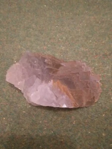 Purple Fluorite Natural Rough Freefom Carved Gemstone Cluster 240g (A5) - Picture 1 of 3