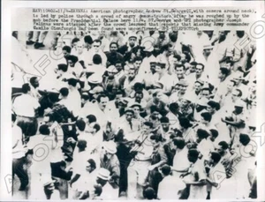 1959 Havanna Kuba USA Fotograf Andrew St George in Demonstrators Press Photo - Bild 1 von 2