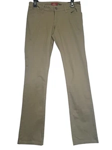 Dickies Girl's AH101 Stretch Fabric Khaki Uniform Skater Girl Pant 90s Size 11 - Picture 1 of 10