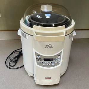WELBILT Bread Maker The Bread Machine ABM-100-3 White Dome Top 2 Lb Loaf Size - Picture 1 of 10