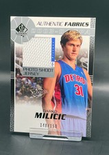 2003-04 SP Authentic Fabrics #DM-J Darko Milicic Rookie Jersey /150 Pistons RC