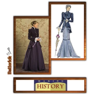 Anfang 20. Jahrhundert Jacke Rock Schnittmuster Sie wählen Gr. 8-22 Butterick 4954 OOP - Bild 1 von 3