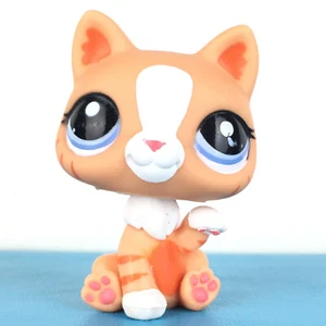 Authentic Littlest Pet Shop #2095 Cat Paw-up Kitten Kitty / Original LPS - Foto 1 di 3