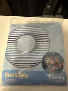 Sun & Sky 35" Inflatable Swim Ring Floating Tube Swimming Pool Device - Picture 1 of 3