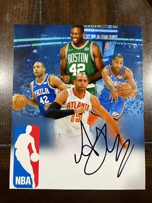 Foto firmada por Al Horford 8x10 Boston Celtics Hawks 76ers NBA campeón prueba Foto 1 de 4