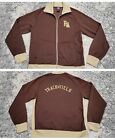 Roots Athletics "Track And Field" Brown Beige Jacket Men Size 2XL