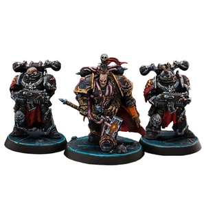 Obsidius Mallex & Chaos Marines bemalte Figur Warhammer Quest Vorverkauf | Art - Bild 1 von 2