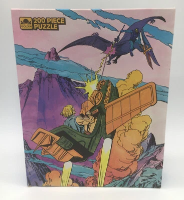 Vintage Golden 1985 MOTU HE-MAN 200 Piece Puzzle 14 x 16 NEW Box Damaged - Image 1 of 4